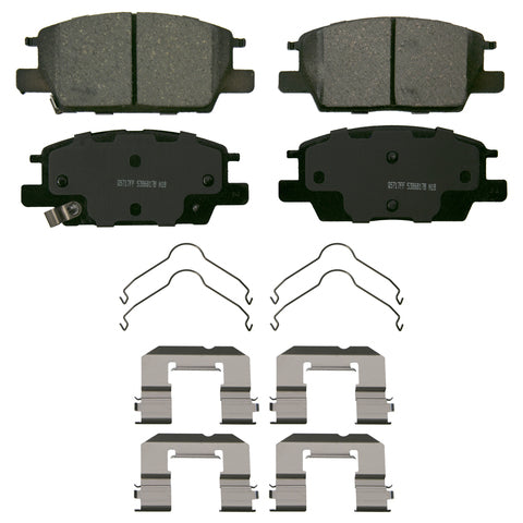 Wagner Brake Disc Brake Pad Set P/N:ZD1913 Fits: Buick Lacrosse 19-17, Buick Regal Sportback 20-18, Chevrolet Equinox 20-18, Chevrolet Malibu 22-16, GMC Terrain 20-18 - Image 1