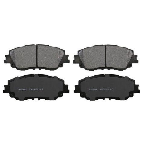 Wagner Brake Disc Brake Pad Set P/N:ZD2076 Fits: Lexus Es250 23-21, Lexus Es300h 23-19, Lexus Es350 23-19, Lexus Ux200 22-19, Lexus Ux250h 24-19, Toyota Avalon 22-19, Toyota Camry 24-18, Toyota C-hr 22-20, Toyota Rav4 24-19, Toyota Venza 24-21 - Image 1
