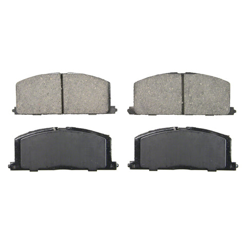 Wagner Brake Disc Brake Pad Set P/N:ZD242 Fits: Chevrolet Nova 88-85, Geo Prizm 92-89, Toyota Camry 86-83, Toyota Celica 91-86, Toyota Corolla 92-81, Toyota Mr2 89-85, Toyota Mr2 95-91, Toyota Paseo 99-92, Toyota Tercel 99-83 - Image 1