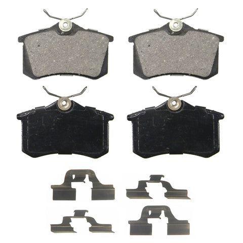 Wagner Brake Disc Brake Pad Set P/N:ZD340A Fits: Audi A4, Audi A4 Quattro, Audi A6, Audi A6 Quattro, Audi A8, Audi A8 Quattro, Audi Allroad Quattro, Audi S4 - Image 1