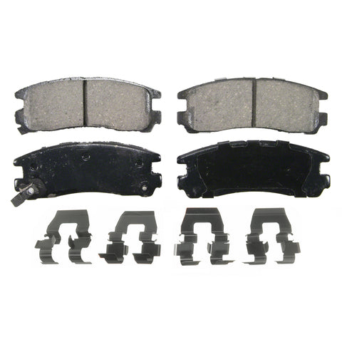 Wagner Brake Disc Brake Pad Set P/N:ZD383 Fits: Chrysler Sebring, Dodge Avenger, Dodge Colt, Dodge Stealth, Dodge Stratus, Eagle Summit, Eagle Talon, Eagle Vista, Mitsubishi 3000gt, Mitsubishi Diamante - Image 1