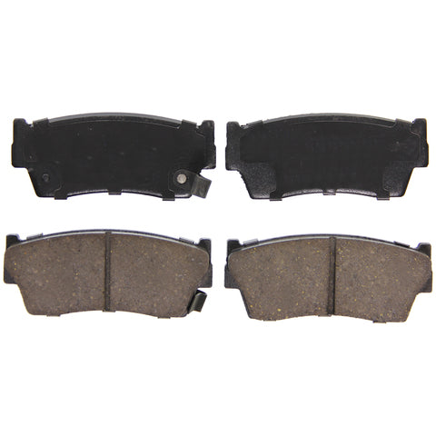 Wagner Brake Disc Brake Pad Set P/N:ZD418 Fits: Asuna Sunfire 1993, Asuna Sunrunner 93-92, Chevrolet Tracker 1998, Chevrolet Tracker 91-89, Geo Tracker 97-89, GMC Tracker 91-89, Pontiac Sunrunner 97-94, Suzuki Sidekick 98-89, Suzuki X-90 98-96 - Image 1