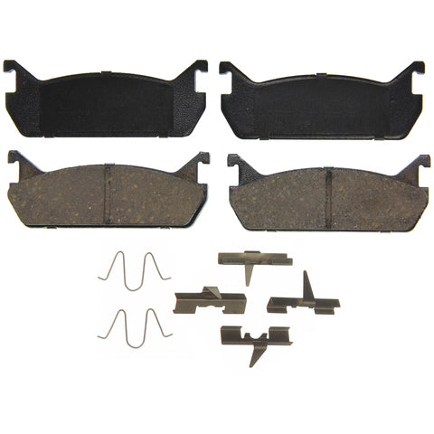 Wagner Brake Disc Brake Pad Set P/N:ZD458 Fits: Ford Escort 96-91, Mazda 323 94-90, Mazda Miata 93-90, Mazda Protege 94-90, Mercury Tracer 96-91 - Image 1