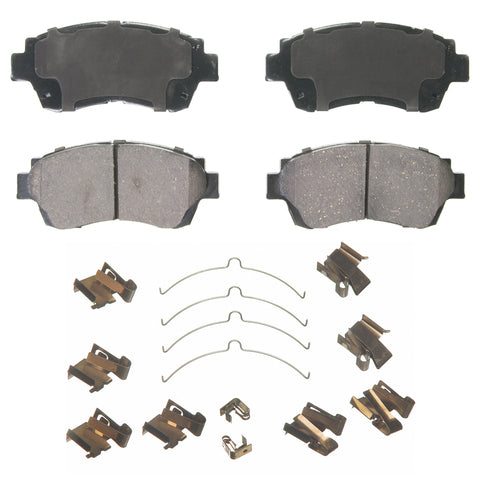 Wagner Brake Disc Brake Pad Set P/N:ZD476 Fits: Lexus Es300 96-92, Lexus Ls400 92-90, Lexus Sc300 98-92, Toyota Avalon 97-95, Toyota Camry 01-00, Toyota Camry 96-92, Toyota Celica 99-94, Toyota Sienna 03-98 - Image 1