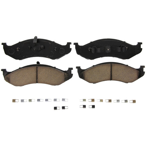 Wagner Brake Disc Brake Pad Set P/N:ZD477 Fits: Jeep Cherokee 2001, Jeep Cherokee 96-90, Jeep Comanche 92-90, Jeep Grand Cherokee 98-93, Jeep Grand Wagoneer 1993, Jeep Wagoneer 1990, Jeep Wrangler 95-90 - Image 1