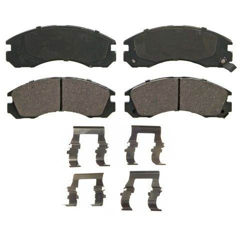 Wagner Brake Disc Brake Pad Set P/N:ZD530 Fits: Dodge Stealth, Eagle 2000 Gtx, Eagle Talon, Mitsubishi 3000gt, Mitsubishi Diamante, Mitsubishi Eclipse, Mitsubishi Galant, Mitsubishi Lancer, Mitsubishi Montero - Image 1