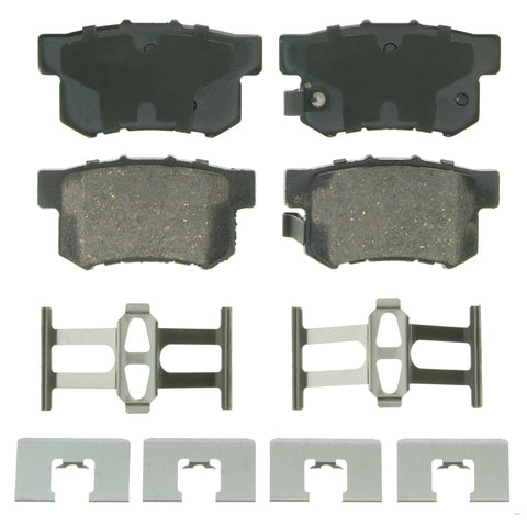 Wagner Brake Disc Brake Pad Set P/N:ZD536 Fits: Acura Cl 03-01, Acura Legend 95-91, Acura Rdx 12-07, Acura Rl 04-96, Acura Tl 08-99, Honda Cr-v 04-02, Honda Element 11-03, Honda Odyssey 98-95, Isuzu Oasis 99-96 - Image 1