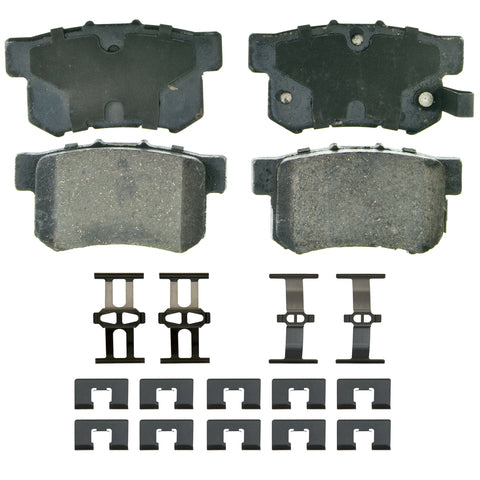 Wagner Brake Disc Brake Pad Set P/N:ZD537 Fits: Acura Cl, Acura Csx, Acura El, Acura Ilx, Acura Integra, Acura Legend, Acura Rsx, Acura Tl, Acura Tsx, Acura Vigor - Image 1