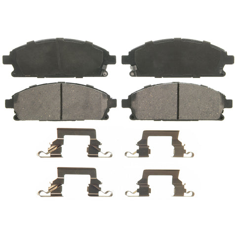Wagner Brake Disc Brake Pad Set P/N:ZD691 Fits: Acura Mdx 06-03, Infiniti Q45 99-97, Infiniti Qx4 03-97, Nissan Pathfinder 04-96, Nissan Quest 2017 - Image 1