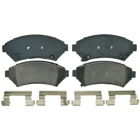 Wagner Brake Disc Brake Pad Set P/N:ZD699 Fits: Buick Lesabre 05-00, Cadillac Eldorado 1997, Cadillac Seville 1997, Chevrolet Impala 04-00, Chevrolet Monte Carlo 2000, Oldsmobile Aurora 1997, Pontiac Bonneville 05-00 - Image 1