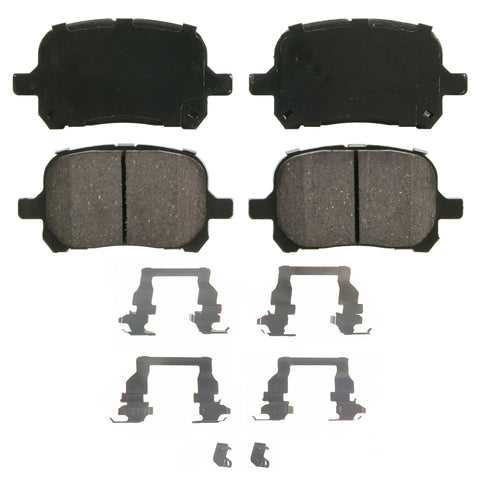 Wagner Brake Disc Brake Pad Set P/N:ZD707 Fits: Lexus Es300 01-97, Lexus Rx300 01-99, Toyota Avalon 04-98, Toyota Camry 01-97, Toyota Solara 03-99 - Image 1