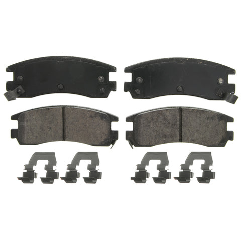 Wagner Brake Disc Brake Pad Set P/N:ZD714 Fits: Buick Lesabre, Buick Park Avenue, Buick Regal, Buick Riviera, Cadillac Allante, Cadillac Deville, Cadillac Eldorado, Cadillac Seville - Image 1