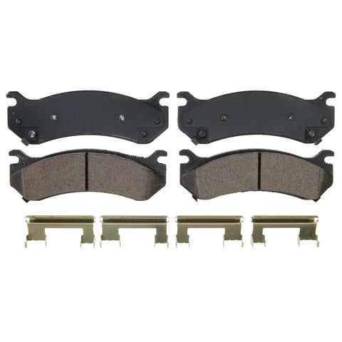 Wagner Brake Disc Brake Pad Set P/N:ZD785 Fits: Cadillac Escalade, Cadillac Escalade Esv, Cadillac Escalade Ext, Chevrolet Astro, Chevrolet Avalanche 1500, Chevrolet Avalanche 2500, Chevrolet C2500, Chevrolet Express 1500, Chevrolet Express 2500 - Image 1