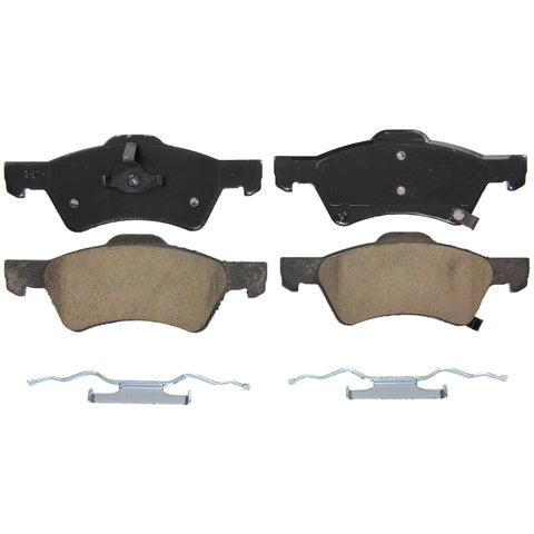 Wagner Brake Disc Brake Pad Set P/N:ZD857 Fits: Chrysler TOWN &amp; COUNTRY 07-01, Dodge Caravan 07-01, Dodge Grand Caravan 07-01 - Image 1