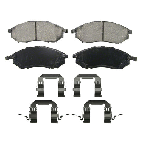 Wagner Brake Disc Brake Pad Set P/N:ZD888 Fits: Infiniti Ex35 2012, Infiniti Ex37 2013, Infiniti Fx35 2012, Infiniti M45 04-03, Infiniti Q40 2015, Infiniti Q70 18-14, Infiniti Q70l 18-15, Infiniti Qx50 2015, Infiniti Qx70 2015 - Image 1