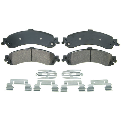 Wagner Brake Disc Brake Pad Set P/N:ZD975 Fits: Cadillac Escalade, Cadillac Escalade Esv, Cadillac Escalade Ext, Chevrolet Avalanche 1500, Chevrolet Silverado 1500, Chevrolet Silverado 1500 Classic, Chevrolet Suburban 1500, Chevrolet Tahoe - Image 1