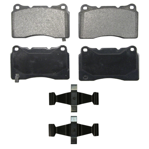 Wagner Brake Disc Brake Pad Set P/N:ZX1001A Fits: Buick Regal 14-12, Ford Mustang 14-13, Mitsubishi Lancer 11-10, Mitsubishi Lancer 2008, Mitsubishi Lancer 2015, Saab 9-5 11-10, Subaru Brz 2018, Subaru Impreza 14-04, Subaru Wrx 2019, Subaru Wrx Sti 17-15 - Image 1