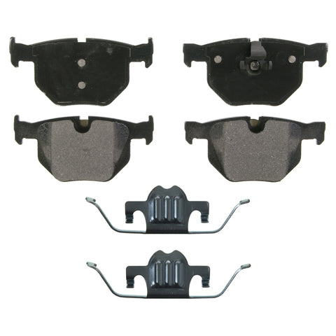 Wagner Brake Disc Brake Pad Set P/N:ZX1042 Fits: BMW 525i 07-04, BMW 525xi 07-06, BMW 528i 10-08, BMW 528i Xdrive 10-09, BMW 528xi 2008, BMW 530i 07-04, BMW 530xi 07-06, BMW 535i Xdrive 10-09, BMW 535xi 2008, BMW X5 18-16, BMW X5 2014, BMW X6 19-16 - Image 1
