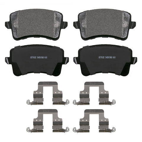 Wagner Brake Disc Brake Pad Set P/N:ZX1386 Fits: Audi A4 16-09, Audi A4 Allroad 16-13, Audi A4 Quattro 16-09, Audi A5 14-10, Audi A5 Quattro 17-08, Audi Allroad 16-13, Audi Q5 17-09, Audi S4 16-10, Audi S5 17-08, Audi Sq5 17-14 - Image 1