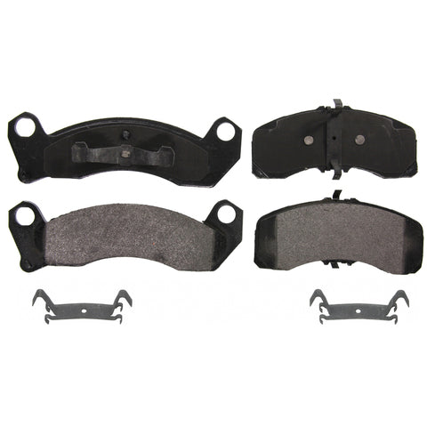 Wagner Brake Disc Brake Pad Set P/N:ZX150 Fits: Ford Country Squire, Ford Crown Victoria, Ford Ltd, Ford Ltd Crown Victoria, Lincoln Continental, Lincoln Mark Vi, Lincoln Town Car, Mercury Colony Park, Mercury Grand Marquis, Mercury Marquis - Image 1