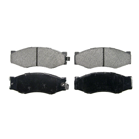 Wagner Brake Disc Brake Pad Set P/N:ZX266A Fits: Infiniti M30 92-90, Nissan 200sx 88-87, Nissan 300zx 89-84, Nissan D21 94-86, Nissan Maxima 88-85, Nissan Multi 88-86, Nissan Pickup 97-95, Nissan Stanza 89-86 - Image 1