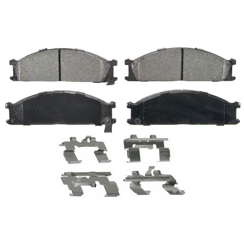 Wagner Brake Disc Brake Pad Set P/N:ZX333 Fits: Nissan D21 94-86, Nissan Frontier 04-98, Nissan Pathfinder 95-87, Nissan Pickup 97-95, Nissan Van 88-87 - Image 1