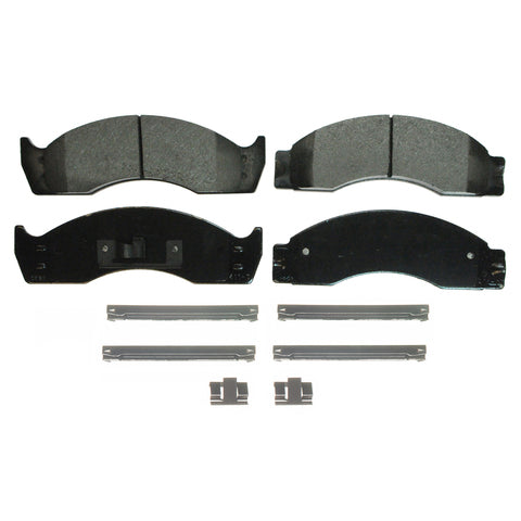 Wagner Brake Disc Brake Pad Set P/N:ZX411 Fits: Ford E-450 Econoline Super Duty, Ford E-450 Super Duty, Ford E-550 Econoline Super Duty, Ford Econoline Super Duty, Ford F-53 Motorhome Chassis, Ford F-59 Commercial Stripped Chassis, Ford F-super Duty - Image 1