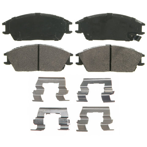 Wagner Brake Disc Brake Pad Set P/N:ZX497 Fits: Hyundai Accent 05-95, Hyundai Excel 94-90, Hyundai Scoupe 1991, Mitsubishi Precis 94-90 - Image 1