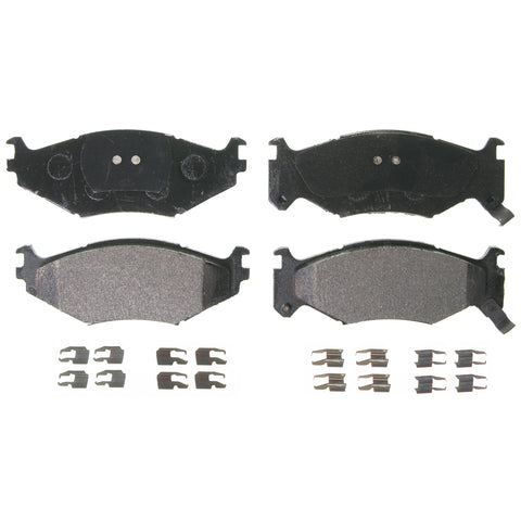Wagner Brake Disc Brake Pad Set P/N:ZX522 Fits: Chrysler Daytona, Chrysler Lebaron, Chrysler TOWN &amp; COUNTRY, Dodge Caravan, Dodge Daytona, Dodge Grand Caravan, Dodge Spirit, Plymouth Acclaim, Plymouth Grand Voyager, Plymouth Voyager - Image 1