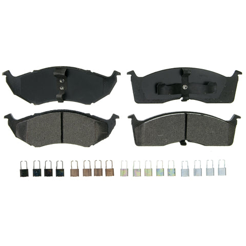Wagner Brake Disc Brake Pad Set P/N:ZX591 Fits: Chrysler Concorde, Chrysler Grand Voyager, Chrysler Intrepid, Chrysler Lhs, Chrysler New Yorker, Chrysler TOWN &amp; COUNTRY, Chrysler Voyager, Dodge Caravan, Dodge Grand Caravan, Dodge Intrepid - Image 1