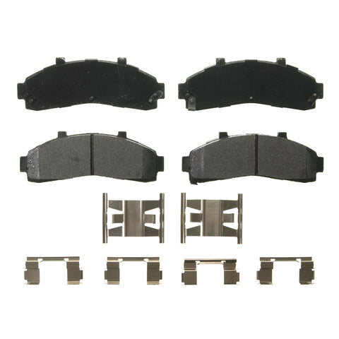 Wagner Brake Disc Brake Pad Set P/N:ZX652 Fits: Ford Explorer 01-95, Ford Ranger 02-95, Mazda B2300 03-01, Mazda B2300 97-95, Mazda B2500 01-98, Mazda B3000 03-95, Mazda B4000 03-95, Mercury Mountaineer 01-97 - Image 1