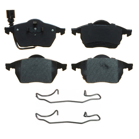 Wagner Brake Disc Brake Pad Set P/N:ZX687A Fits: Audi A4 Quattro 98-97, Audi Tt 06-00, Audi Tt Quattro 06-00, Volkswagen Beetle 10-99, Volkswagen Golf 06-00, Volkswagen Golf City 10-07, Volkswagen Jetta 05-00 - Image 1