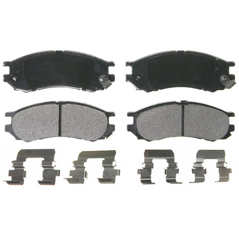 Wagner Brake Disc Brake Pad Set P/N:ZX728 Fits: Saturn Sc1 02-97, Saturn Sc2 02-97, Saturn Sl 02-97, Saturn Sl1 02-97, Saturn Sl2 02-97, Saturn Sw1 99-97, Saturn Sw2 01-97 - Image 1