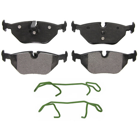 Wagner Brake Disc Brake Pad Set P/N:ZX763 Fits: BMW 320i 05-01, BMW 323ci 2000, BMW 323i 00-98, BMW 323is 99-98, BMW 325ci 06-01, BMW 325i 05-01, BMW 325xi 05-01, BMW 328ci 2000, BMW 328i 00-98, BMW 328is 1999, BMW Z4 08-03, Saab 9-5 09-99 - Image 1