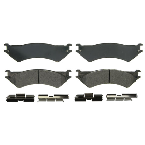 Wagner Brake Disc Brake Pad Set P/N:ZX802 Fits: Ford E-150 2007, Ford E-250 07-03, Ford E-250 Econoline 02-95, Ford E-350 Club Wagon 05-03, Ford E-350 Econoline 98-96, Ford E-350 Econoline Club Wagon 02-96, Ford E-350 Super Duty 07-99 - Image 1