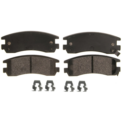 Wagner Brake Disc Brake Pad Set P/N:ZX814 Fits: Buick Rendezvous 07-02, Chevrolet Impala 05-00, Chevrolet Monte Carlo 01-00, Chevrolet Venture 05-02, Oldsmobile Silhouette 04-02, Pontiac Aztek 05-01, Pontiac Montana 04-02 - Image 1
