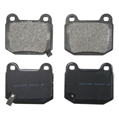 Wagner Brake Disc Brake Pad Set P/N:ZX961 Fits: Infiniti G35 04-03, Mitsubishi Lancer 06-03, Nissan 350z 09-03, Subaru Brz 18-17, Subaru Impreza 14-04, Subaru Wrx Sti 21-13 - Image 1