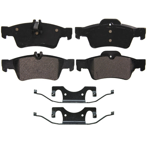 Wagner Brake Disc Brake Pad Set P/N:ZX986 Fits: Mercedes-benz Cl500, Mercedes-benz Cl550, Mercedes-benz Cl600, Mercedes-benz Cls500, Mercedes-benz Cls550, Mercedes-benz E320, Mercedes-benz E350, Mercedes-benz E500, Mercedes-benz E550, Mercedes-benz S350 - Image 1