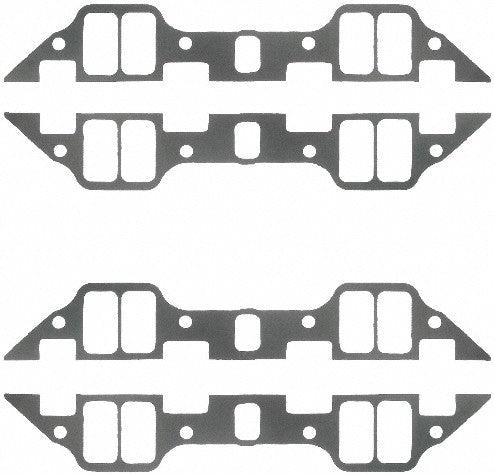 FEL-PRO Engine Intake Manifold Gasket Set P/N:MS 90175 Fits: Bristol 411, Chrysler 300, Chrysler Cordoba, Chrysler Imperial, Chrysler New Yorker, Chrysler Newport, Chrysler Saratoga, Chrysler TOWN &amp; COUNTRY, Chrysler Windsor, Desoto Adventurer - Image 1