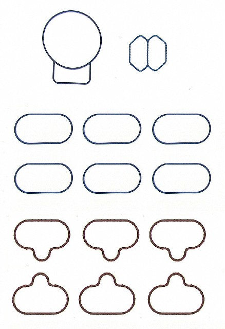 FEL-PRO Engine Intake Manifold Gasket Set P/N:MS 96124 - Image 1