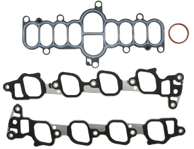 FEL-PRO Engine Intake Manifold Gasket Set P/N:MS 98008 T-2 Fits: Ford E-150 Econoline 2000, Ford E-150 Econoline Club Wagon 2000, Ford Expedition 2000, Ford F-150 2000, Ford Lobo 2000 - Image 1