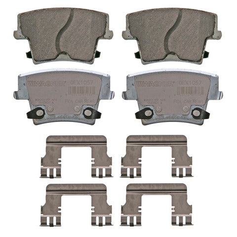 Wagner Brake Disc Brake Pad Set P/N:OEX1057 Fits: Chrysler 300 21-05, Dodge Challenger 20-09, Dodge Charger 20-06, Dodge Magnum 08-05 - Image 1