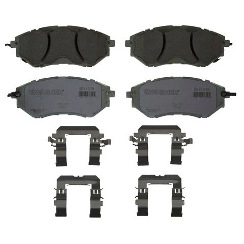Wagner Brake Disc Brake Pad Set P/N:OEX1078 Fits: Subaru B9 Tribeca 07-06, Subaru Forester 18-14, Subaru Legacy 19-05, Subaru Outback 19-10, Subaru Tribeca 14-08, Subaru Wrx 18-15 - Image 1