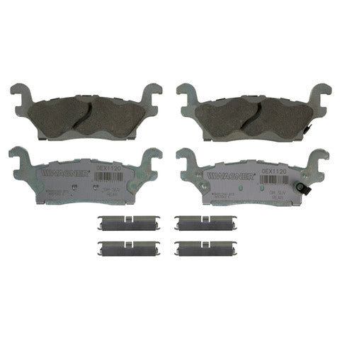 Wagner Brake Disc Brake Pad Set P/N:OEX1120 Fits: Hummer H3 10-06, Hummer H3t 10-09 - Image 1