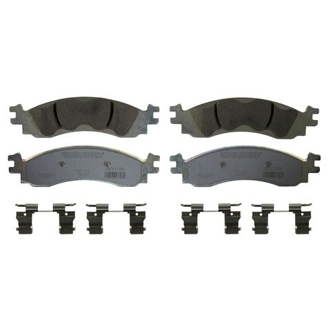 Wagner Brake Disc Brake Pad Set P/N:OEX1158 Fits: Ford Explorer 10-06, Ford Explorer Sport Trac 10-07, Mercury Mountaineer 10-06 - Image 1