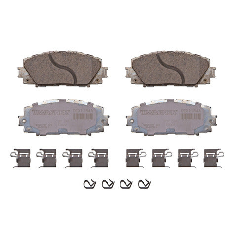 Wagner Brake Disc Brake Pad Set P/N:OEX1184A Fits: Lexus Ct200h 17-11, Toyota Prius 15-10, Toyota Prius Plug-in 15-12 - Image 1
