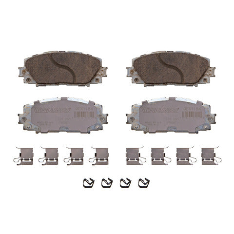 Wagner Brake Disc Brake Pad Set P/N:OEX1184 Fits: Scion Iq 2013, Toyota Corolla 22-20, Toyota Prius 22-16, Toyota Prius Awd-e 22-19, Toyota Prius C 19-12, Toyota Prius Prime 19-17, Toyota Yaris 18-06 - Image 1