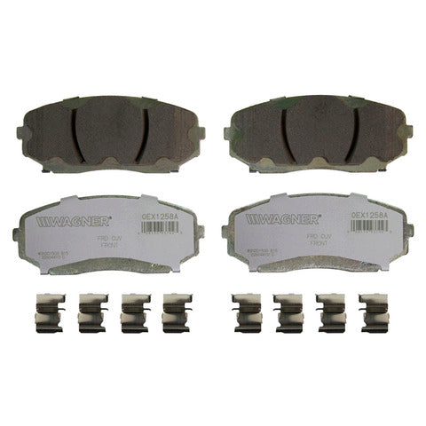 Wagner Brake Disc Brake Pad Set P/N:OEX1258A Fits: Ford Edge 14-07, Lincoln Mkx 15-07 - Image 1