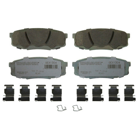 Wagner Brake Disc Brake Pad Set P/N:OEX1304 Fits: Lexus Lx570 11-08, Lexus Lx570 21-13, Toyota Land Cruiser 11-08, Toyota Land Cruiser 21-13, Toyota Sequoia 22-08, Toyota Tundra 21-07 - Image 1
