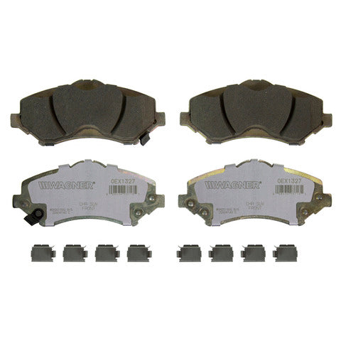 Wagner Brake Disc Brake Pad Set P/N:OEX1327 Fits: Chrysler TOWN &amp; COUNTRY 16-08, Dodge Grand Caravan 15-08, Dodge Journey 12-09, Dodge Nitro 11-09, Ram C/v 15-14, Volkswagen Routan 14-13 - Image 1